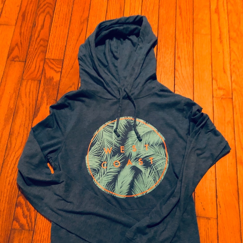 West coast long sleeve hoodie
